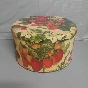 DEPT 56 Berries Large Round Tin
